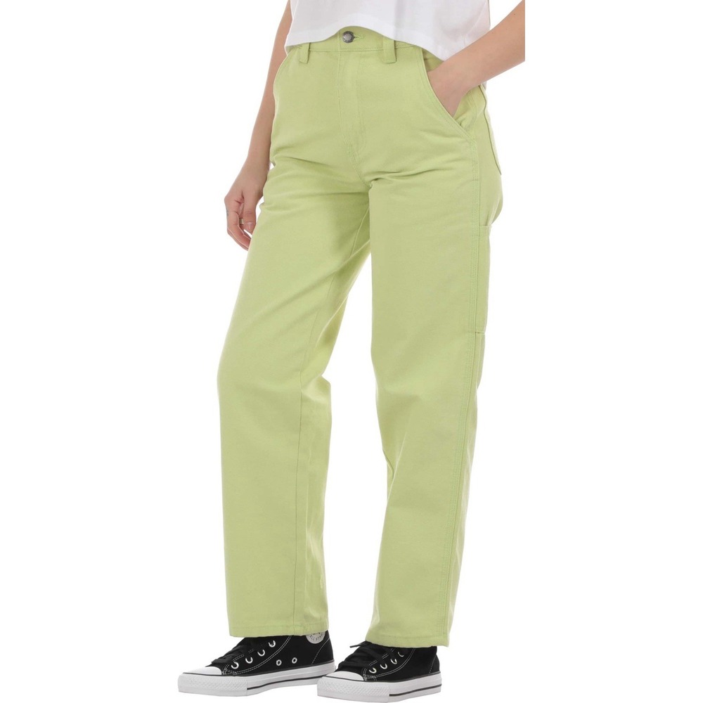 Dickies Pants Womens 4 Reg 27x28 High Rise Straight Brushed Duck Canvas